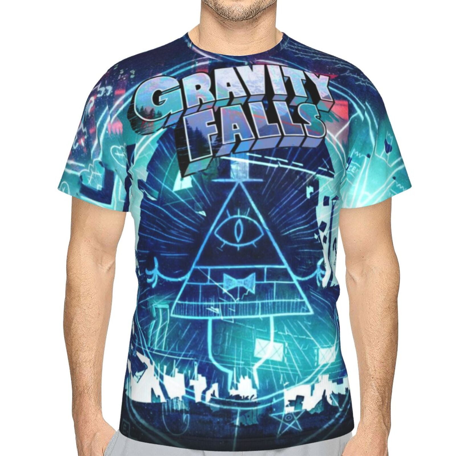 Men Women Gravity Fall Shirts Short Sleeve Cosplay Adults Anime T ...