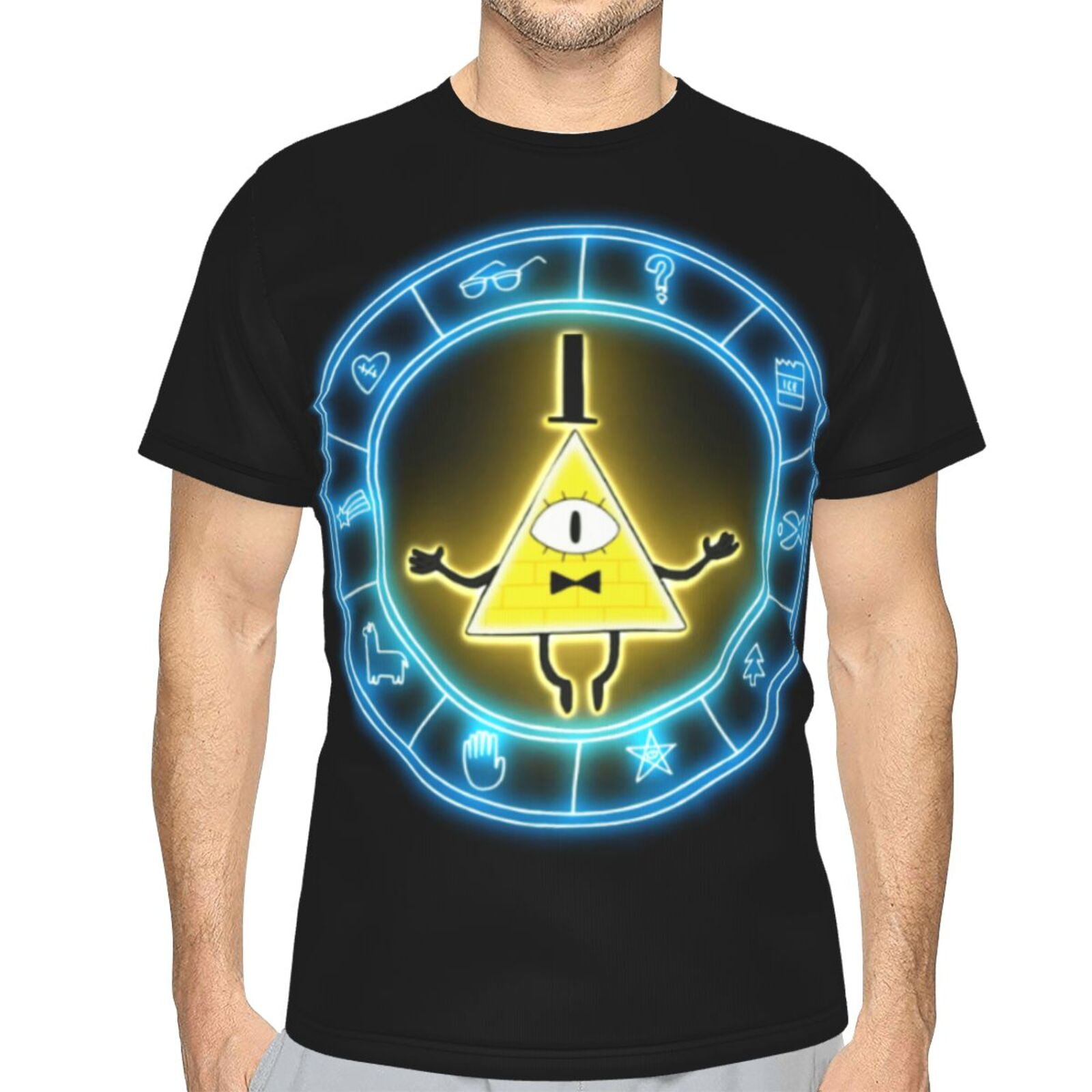 Men Women Gravity Fall Shirts Short Sleeve Cosplay Adults Anime T ...