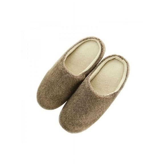 Men Women Home Anti-slip Shoes Soft Warm Cotton House Indoor Slippers Hotel Shoes
