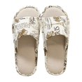 thumbnail image 1 of Womens/Mens Home Slippers, Cotton and Linen Casual Indoor Outdoor Open-Toe Shoes, 1 of 10
