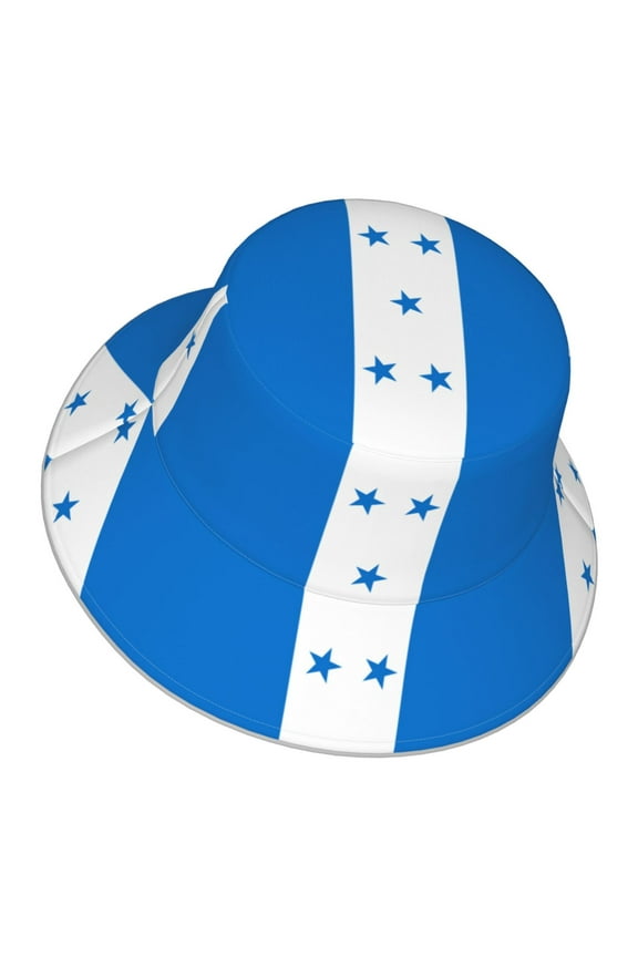 Men Women Honduras Flag Reflective Bucket Hat Reversible Runner Cap Visor Hat