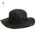 thumbnail image 1 of Men & Women Jungle Hat Wide Brim Camping Men's Bucket Hats Fishing Cap Sun Hat Military Boonie Hat COLOR A, 1 of 8