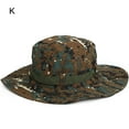 thumbnail image 1 of Men & Women Jungle Hat Wide Brim Camping Men's Bucket Hats Fishing Cap Sun Hat Military Boonie Hat COLOR K, 1 of 8