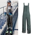 thumbnail image 1 of Men Women Kid Teen Boy Girl Ski Snow Bib Overalls Windproof Waterproof Insulated Ripstop One-Piece Jumpsuit Hiking Suspender Bib Pants, 1 of 7