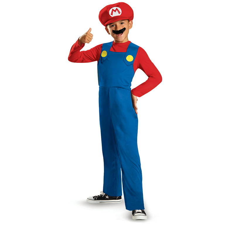Men Women Kids Super Mario and Luigi Bros Fancy Plumber Halloween Costume  Great accessory for fancy dress parties, festivals and carnivals