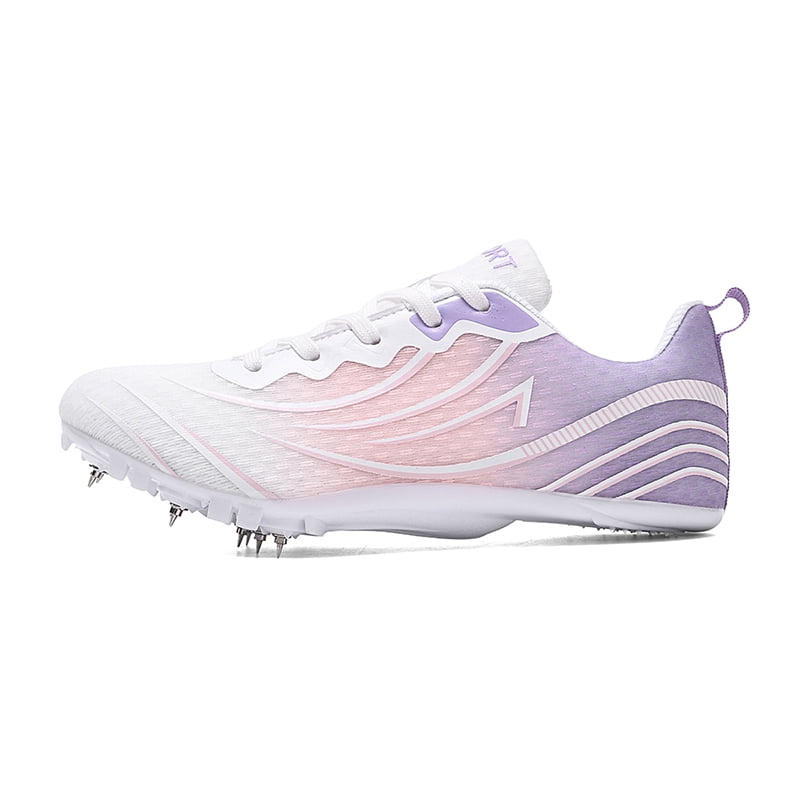 Men Women Kids Track and Field Shoes Professional 8 Spikes Running Racing Sneakers Breathable Lightweight Sprinting Shoes