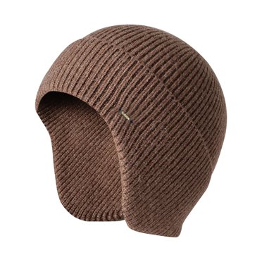 Men's Winter Knitted Hats With Zipper Earflap Beanie Caps...