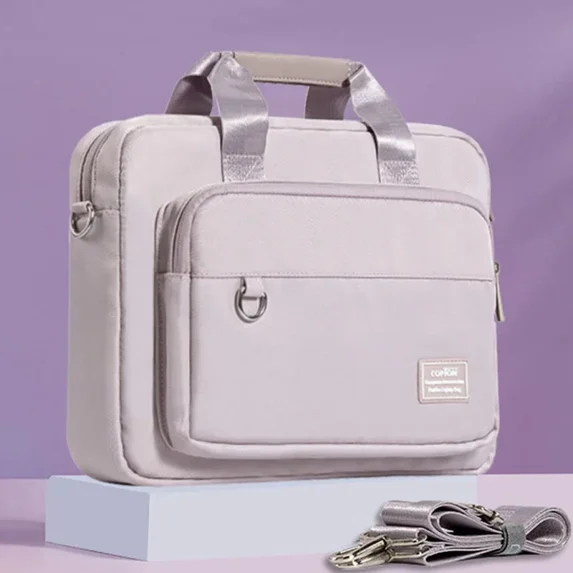 Men Women Laptop Shoulder Bag 13 14 15.6 inch for Macbook Air Pro 13.3 15 M3 Pro 14.2 16 M2 Acer ASUS Toshiba for Microsoft Surface (Pink Purple,13 13.3 inch)