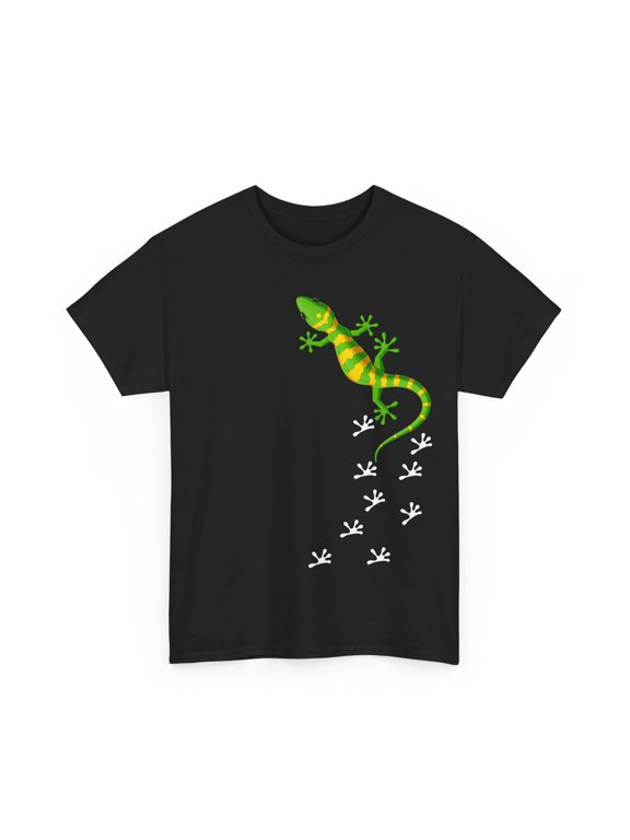 Men Women Lizard Footprint Reptile Lover T-Shirt