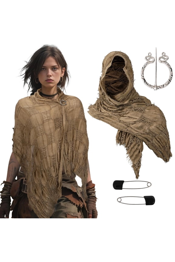 Men and Women Solid Color Hooded Shawl Scarf Comfortable Fashion Scarves Long Shawl Winter Warm Soft Lightweight Loose Scarf