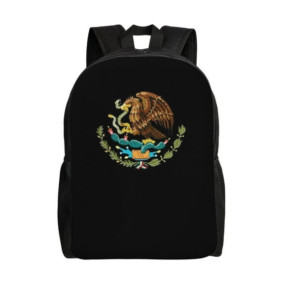 Men Women Mexico Logo Laptop Backpack For Outdoor Camping Travel Daypack Casual Bag