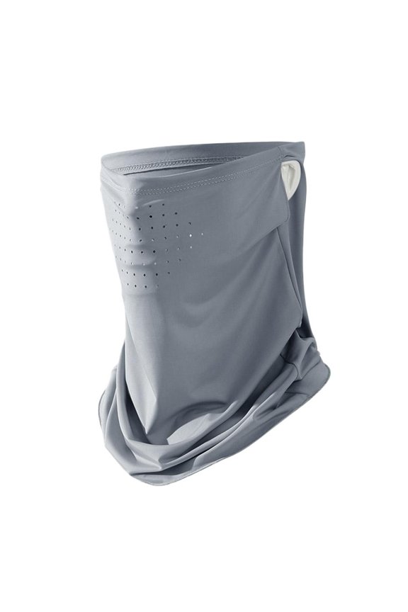 Men Women Neck Wrap Cover Sports Sunscreen Face Scarf Ice Face Mask Silk R0Y0