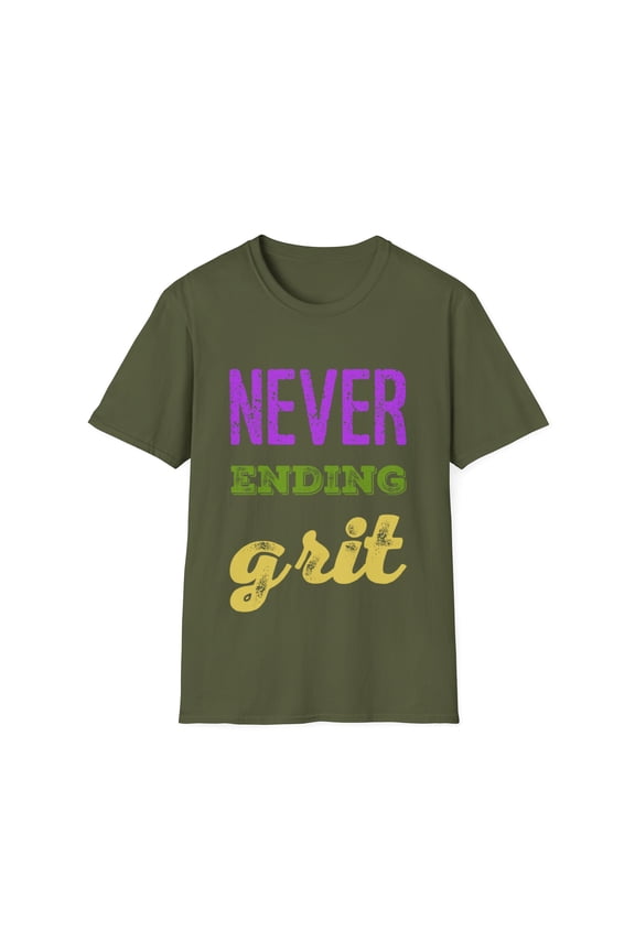 Men Women Novelty G-R-I-T Positivity Chalkboard Apparel