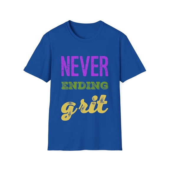 Men Women Novelty G-R-I-T Positivity Chalkboard Apparel