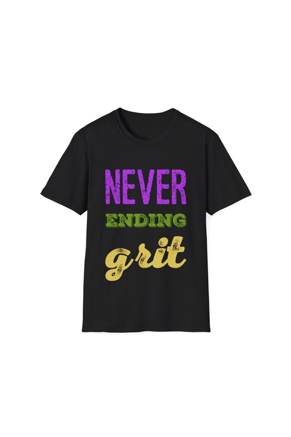 Men Women Novelty G-R-I-T Positivity Chalkboard Apparel