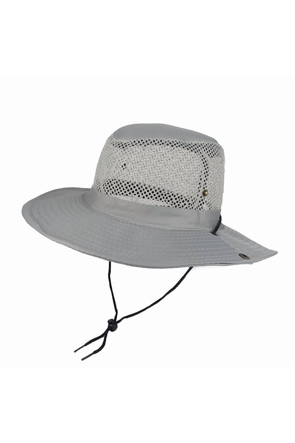 Men Women Outdoor Beach Seaside Sun Shade Breathable Bucket Hat Male Summer Fishing Trekking Collapsible Mesh Fisherman Cap Men Outdoor Mesh Sun Hat Wide Brim Sun Protection Hat Fishing Hiking Hat