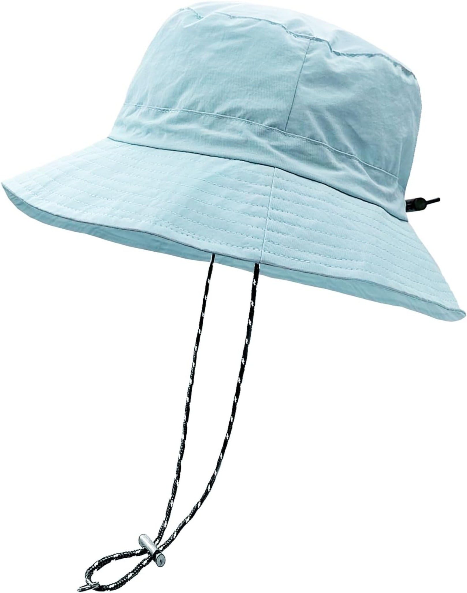 Quick-Dry Polyester Bucket Hat With Chin Strap Packable Sun Hat Waterproof Packable Bucket Rain Hat Sun UV Protection  main image 2