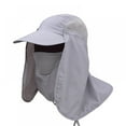 thumbnail image 1 of Men Women Outdoor Sport Fishing Hiking Hat UV 360 Degree Protection Face Neck Flap Sun Cap, 1 of 9