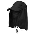 thumbnail image 1 of Men Women Outdoor Sport Fishing Hiking Hat UV Protection Face Neck Flap Sun Cap, 1 of 1