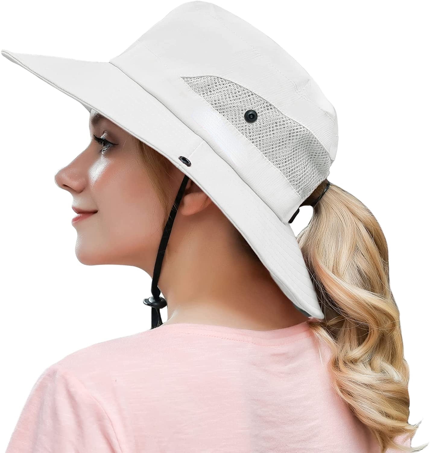 Men Women Outdoor Summer Sun Hat UV Protection Wide Brim 