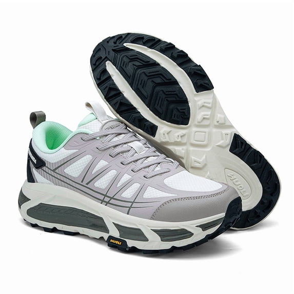 Men & Women Outdoor Trail Running Shoes, Cushioned Anti-Slip Hiking Athletic Sneakers