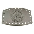 thumbnail image 1 of Men Women Peace Sign Belt Buckle Symbol Dove Peace-Lover-Keeper Antiqued Metal, 1 of 2