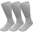 thumbnail image 1 of Men Women Physicians Approved Doctor Recommended Diabetic Crew Socks Cotton Loose Fitting Non Binding Top Leave No Marks on Legs Help Blood Circulation 3/6 Pairs, 1 of 6