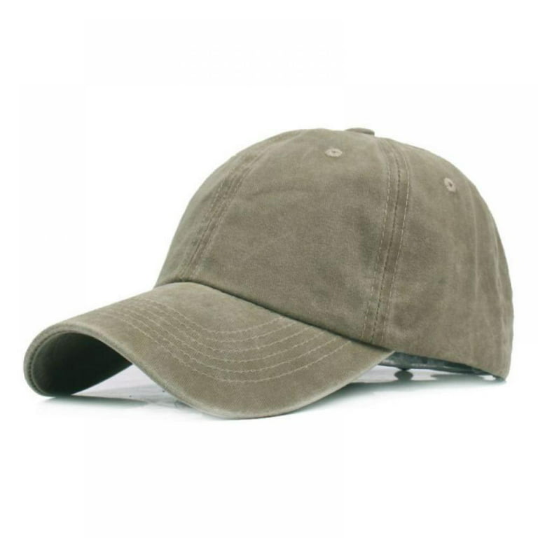 Men Women Plain Hat Profile Corduroy Cap Twill Adjustable Cotton Low Baseball