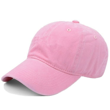 Men Women Plain Cotton Vintage Washed Twill Low Profile Baseball Cap Adjustable Distressed Dad Hat