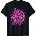 thumbnail image 1 of Men Women Plum Fruit Botanical Design Lover Gardening T-Shirt, 1 of 4
