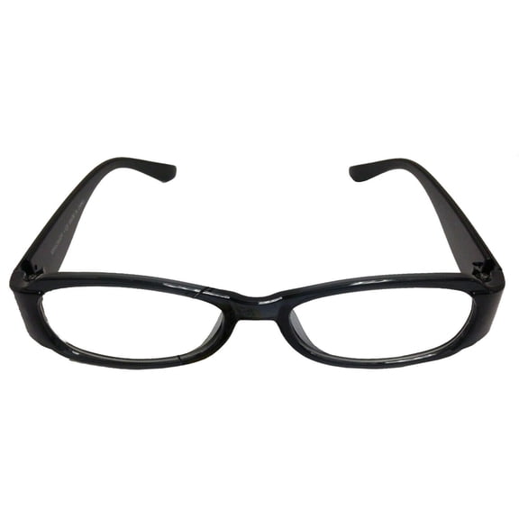 Men Women Reading Glasses Frame Shape 3 Lightweight Clear Black Strength +1.50