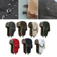 thumbnail image 1 of Men Women Russian Hat Trapper Bomber Warm Trooper Ear Flaps Winter Ski Hat Solid Color Faux Fur Cap Headwear, 1 of 7