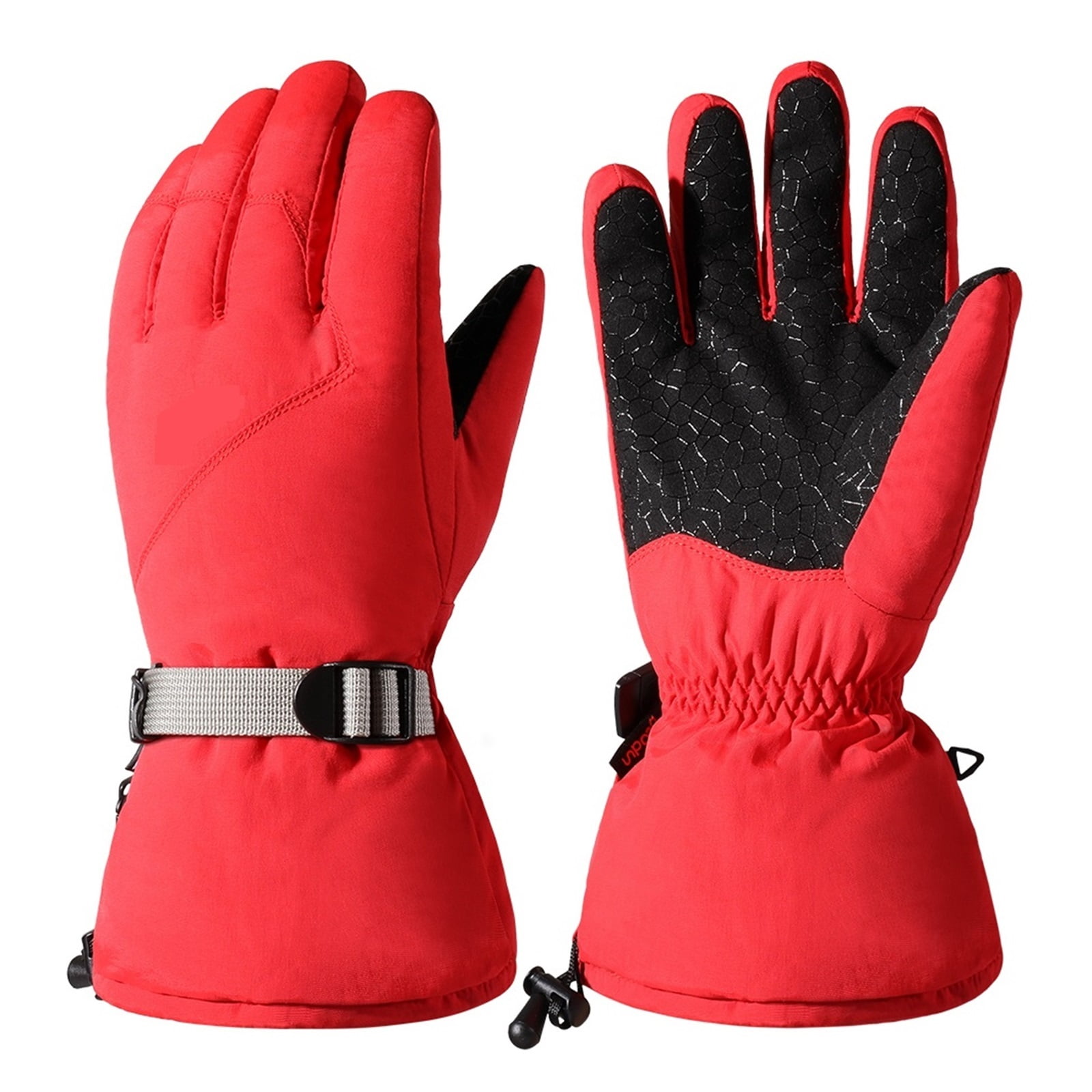 Men Women Skiing Gloves Waterproof Winter Warm Gloves Snowboard Gloves ...