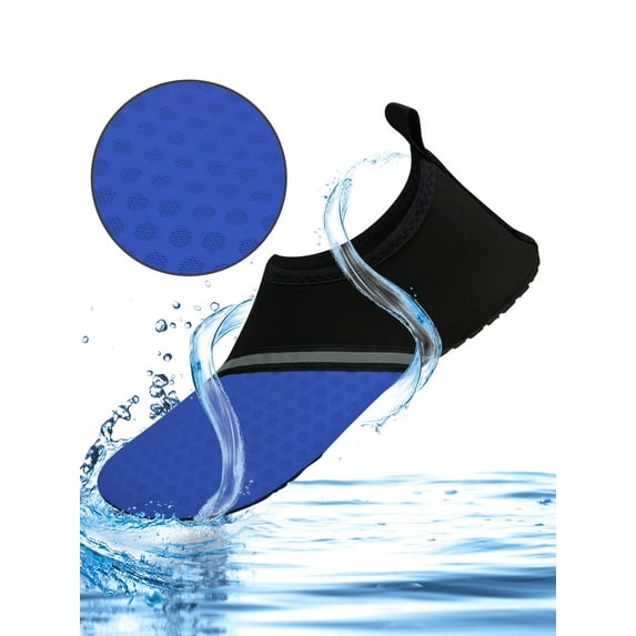 Men Women Skin Water Barefoot Shoes Sports Shoes Beach Shoes Aqua Beach Socks Yoga Exercise Pool Swim Slip On Surf