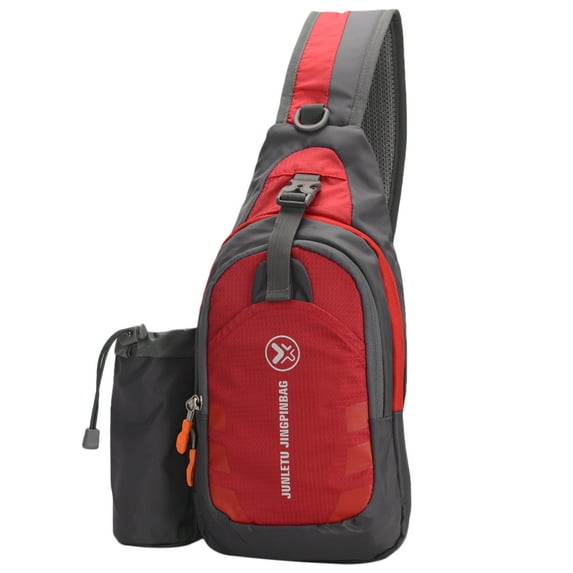 JUNLETU Men Women Sling Backpack Chest Crossbody Bag Shoulder Bag Travel Sports Gym Daypack