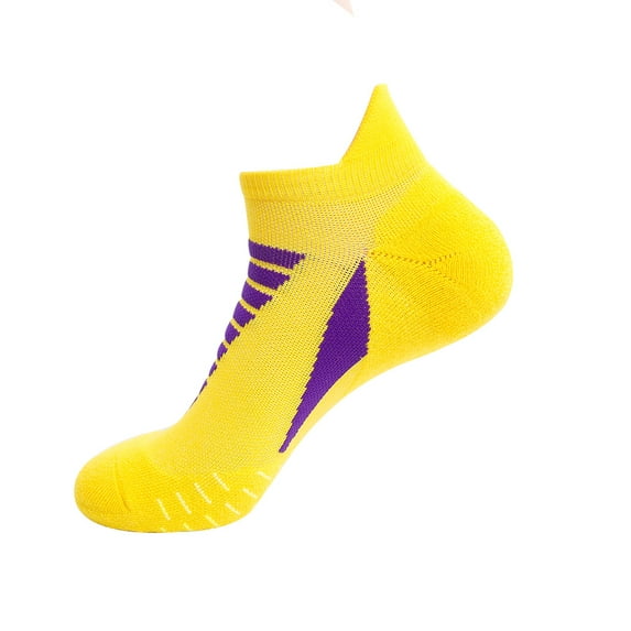 Men Women Slip Athletic Socks Sports Grip Socks for Basketball Soccer Volleyball Running Trekking Hiking Absorption Wicking Socks