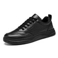 thumbnail image 1 of Men/Women Slip On Leather Sneakers Breathable Cacual Shoes Walking Shoes Running, 1 of 12