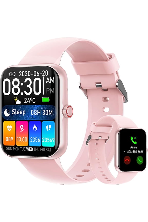 Men Women Smart Watch 3D Curved Screen,Smartwatch (Answer/Make Call),1.83inch Touchscreen Bluetooth Watch for Android iPhones