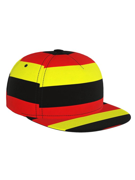 Men Women Snapback Hat German Flag Germany Hip Hop Style Flat Bill Baseball Cap