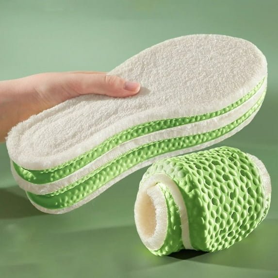 Men Women Soft Memory Foam Odorproof Self Heated Feet Care Feet Insoles Sports Shoes Pad Thermal Insoles EU43-44(270MM)