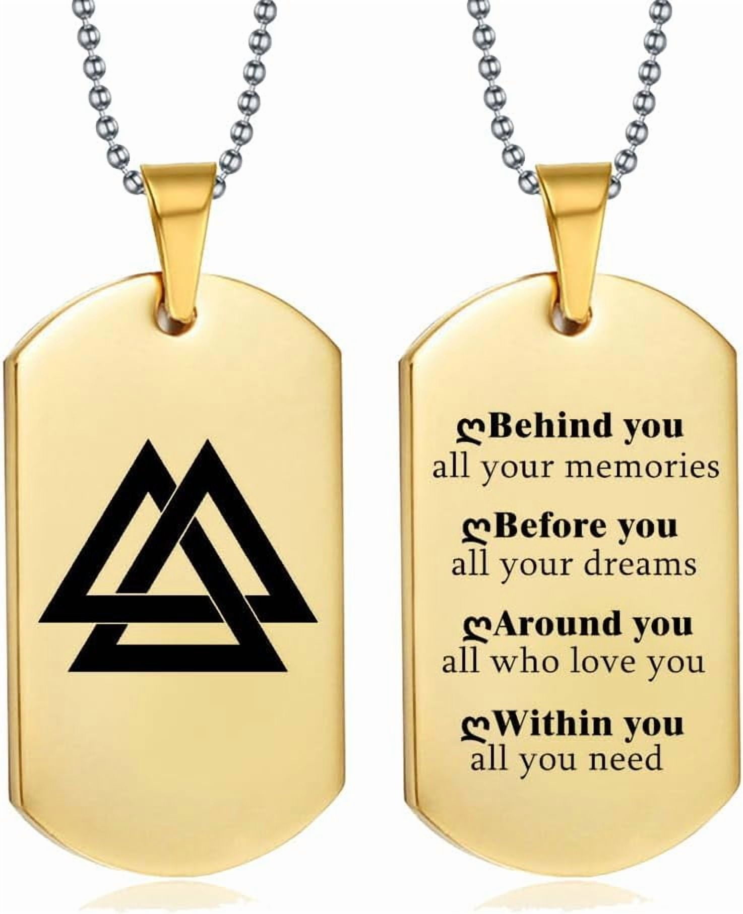 Men Women,Stainless Steel Norse Viking Gifts designed for Norse ...