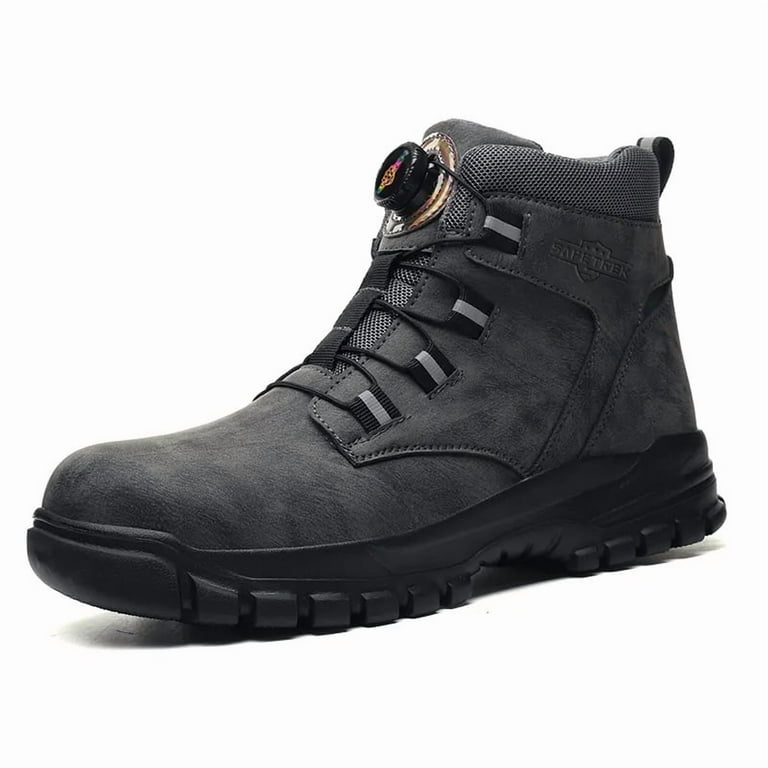 Men Women Steel Toe Boots: Anti-Smash Puncture Resistant