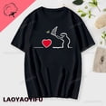 thumbnail image 1 of Men Women Style Streetwear Tee Fashion Cotton T Shirt Round Neck Casual Summer Camiseta, 1 of 6