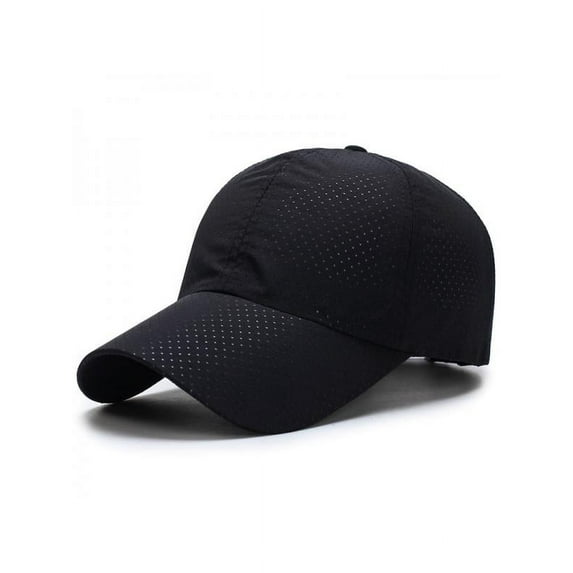 Men Women Summer Golf Mesh Hat Breathable Curved Visor Casual Plain Baseball Cap