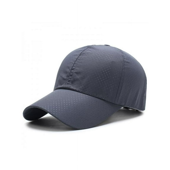 Men Women Summer Golf Mesh Hat Breathable Curved Visor Casual Plain Baseball Cap