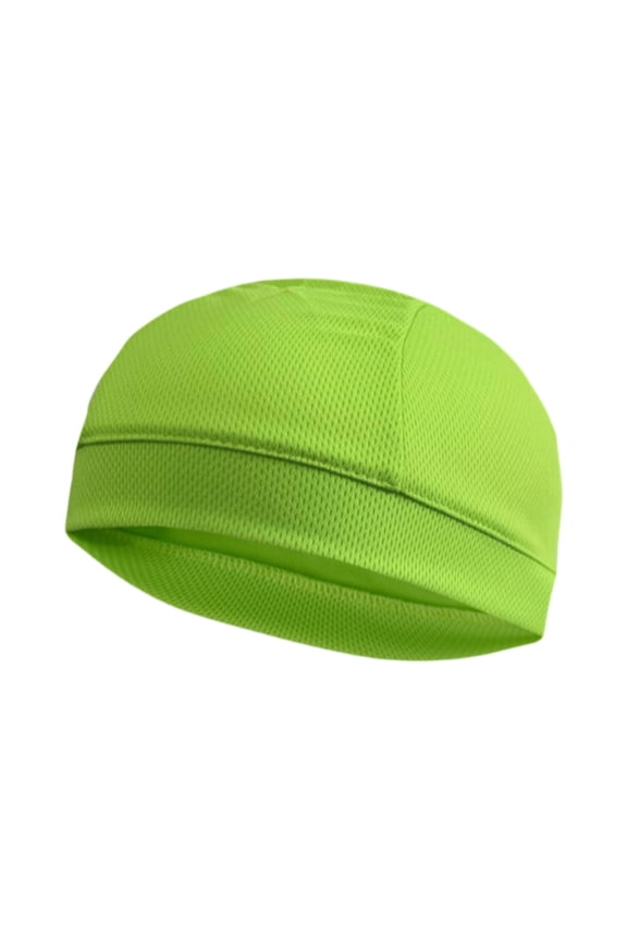 Men Women Summer Ice Silk Cycling Cap - Mesh Quick-Dry Sweat-Absorbent Outdoor Sports Camouflage Hat, Fluorescent Green