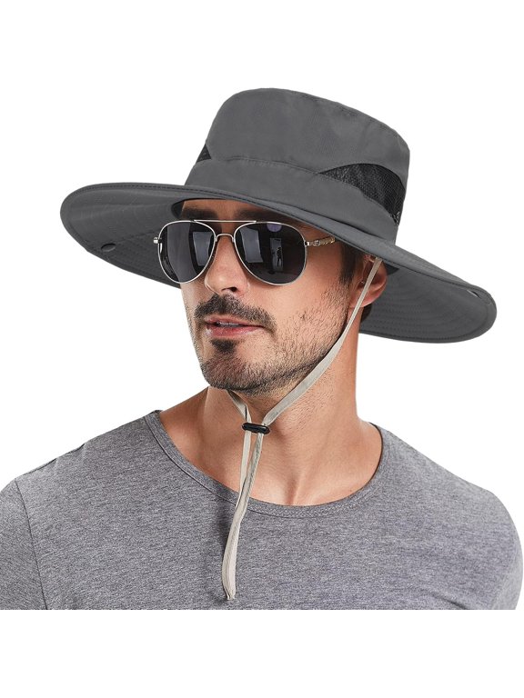 Men & Women Summer Sun Hat Beach Hat Wide Brim Outdoor Fishing Bucket Hat