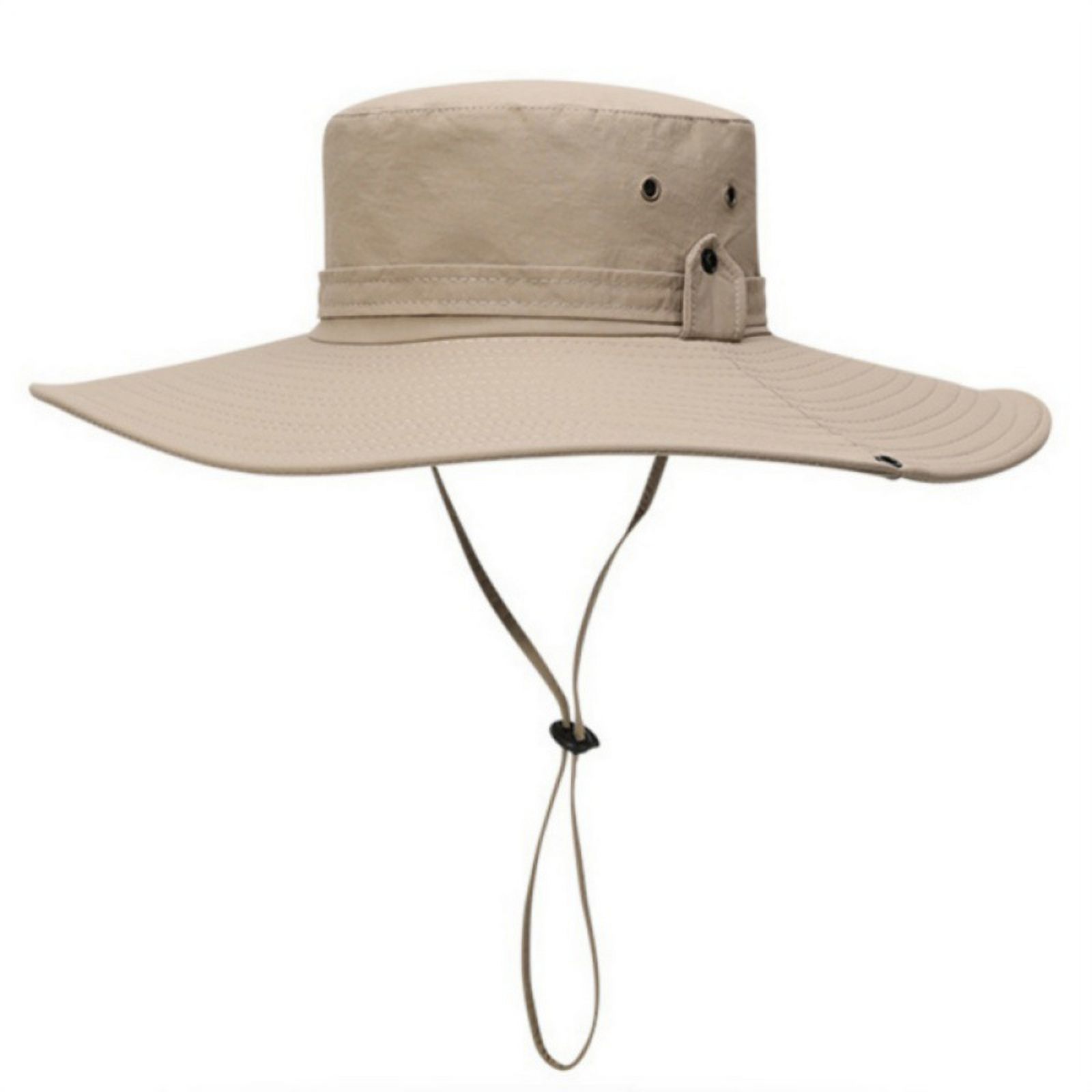 Washed Cotton Bucket Hat Packable Sun Hat with Adjustable Strap Sunward Bucket main image 2
