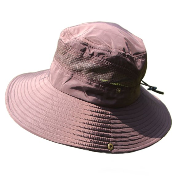Men Women Sun Hat UV Protection, Foldable Mesh Waterproof Wide Brim Bucket Hats for Summer Beach Fishing Hiking