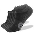 thumbnail image 1 of Men Women Thermal Athletic Socks Unisex Multi Pack Wicking Quickly Dry Breathable For Running Hiking Gym Work out Training Outdoor Sports Cold Weather Comfy Cushioned Warm Socks, 1 of 2